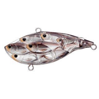 LIVETARGET LURES Yearling Baitball Rattlebait,Slvr/Blk,#,6 LIVETARGET LURES Yearling Baitball Rattlebait,Slvr/Blk,#,6