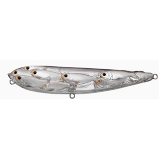 LIVETARGET LURES Yearling BB Walking Bait,pearl/Nturl,#4 LIVETARGET LURES Yearling BB Walking Bait,pearl/Nturl,#4