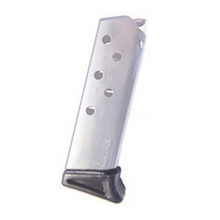 MECGAR PPK 380, 6 Round, Finger Rest, Nickel MECGAR PPK 380, 6 Round, Finger Rest, Nickel