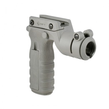 MISSION FIRST TACTICAL React Torch and Vertical Grip Gray
