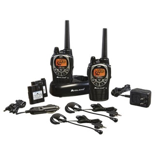 MIDLAND RADIOS FRS/GMRS 50 Ch/36Mi/5W/Ear/Mic/Chrgr/2 MIDLAND RADIOS FRS/GMRS 50 Ch/36Mi/5W/Ear/Mic/Chrgr/2