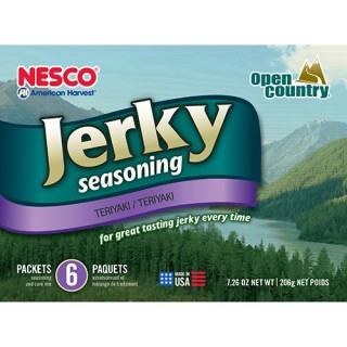 OPEN COUNTRY специи для вяления Jerky Spice - Teriyaki, 6 упаковок OPEN COUNTRY специи для вяления Jerky Spice - Teriyaki, 6 упаковок