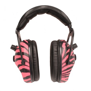 PRO EARS Наушники шумоподавляющие Predator Gold Pink Zebra