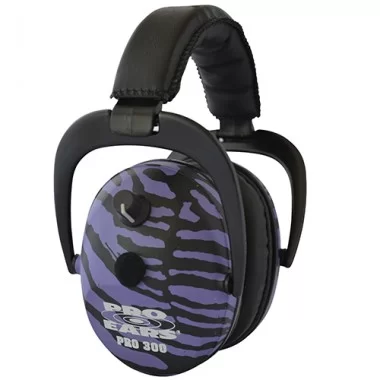 PRO EARS Наушники шумоподавляющие Pro 300 Purple  Zebra