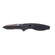SOG складной нож Aegis Mini - Black TiNi, Tanto, Serrated