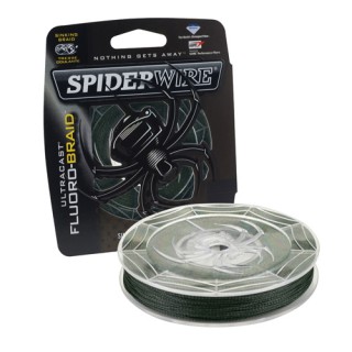 SPIDERWIRE Плетеный шнур Ultracast Fluoro-Fraid, moss green, 300 ярдов (274 м) SPIDERWIRE Плетеный шнур Ultracast Fluoro-Fraid, moss green, 300 ярдов (274 м)