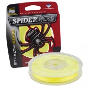 SPIDERWIRE Плетеный шнур Stealth Braid Hi-Vis Yellow 300 ярдов (274 м)