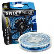 SPIDERWIRE Плетеный шнур Stealth Blue Camo 200 ярдов (182 м)