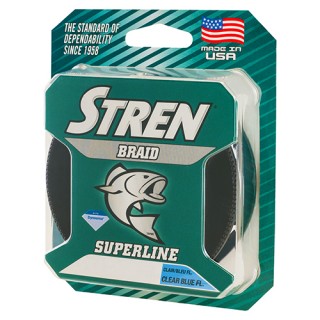 STREN SBDFS40-26 BraidClear/BlueFluor40lb 150yd STREN SBDFS40-26 BraidClear/BlueFluor40lb 150yd