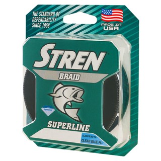 STREN SBDFS65-26 BraidClear/BlueFluor65lb 150yd STREN SBDFS65-26 BraidClear/BlueFluor65lb 150yd