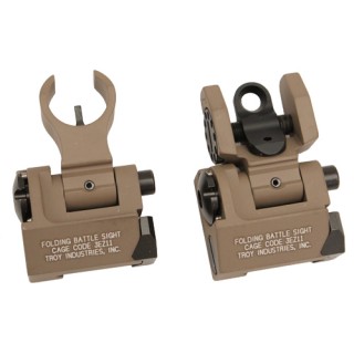 TROY INDUSTRIES Целик с мушкой Micro Set - HK Front and Round Rear FDE TROY INDUSTRIES Целик с мушкой Micro Set - HK Front and Round Rear FDE
