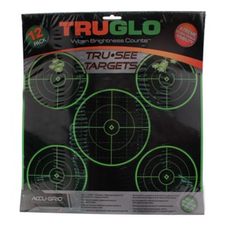 TRUGLO Target 5-Bull 12X12 12Pk TRUGLO Target 5-Bull 12X12 12Pk
