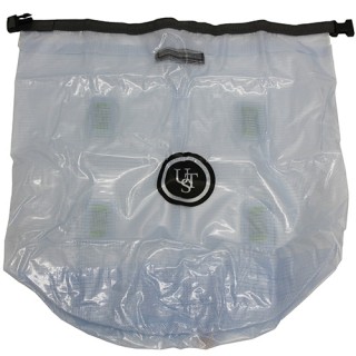 ULTIMATE SURVIVAL TECHNOLOGIES Watertight Clear PVC Dry Bag, 55L