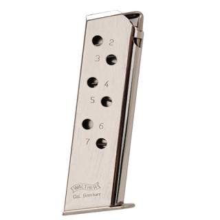 WALTHER Mag PPK/S 380 ACP 7rd Standard Nickel WALTHER Mag PPK/S 380 ACP 7rd Standard Nickel