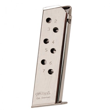 WALTHER Mag PPK/S 380 ACP 7rd Standard Nickel