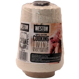 WESTON BRANDS CookingTwineCone 500' 16ply NaturalCotton WESTON BRANDS CookingTwineCone 500' 16ply NaturalCotton