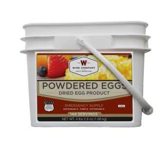 WISE COMPANY яичный порошок Powdered Eggs In a Bucket, 144 порции