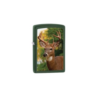 ZIPPO ветроустойчивая зажигалка Windproof Lighter - Deer - Green Matte ZIPPO ветроустойчивая зажигалка Windproof Lighter - Deer - Green Matte