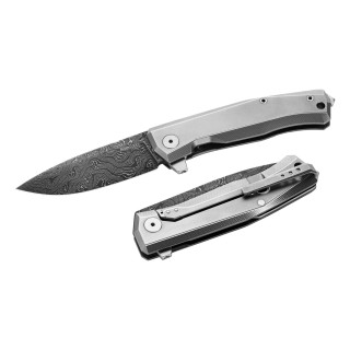 LION STEEL складной нож Myto Framelock Damascus Scrambled LION STEEL складной нож Myto Framelock Damascus Scrambled
