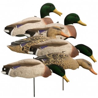 Higdon Outdoors Комплект чучел кряквы Magnum Full Form Shell Mallard Variety Pack 6 шт Higdon Outdoors Комплект чучел кряквы Magnum Full Form Shell Mallard Variety Pack 6 шт
