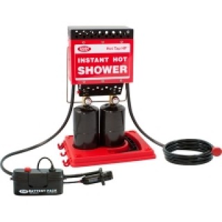 ZODI переносной походный душ с двойной горелкой в контейнере ZODI переносной походный душ с двойной горелкой в контейнере