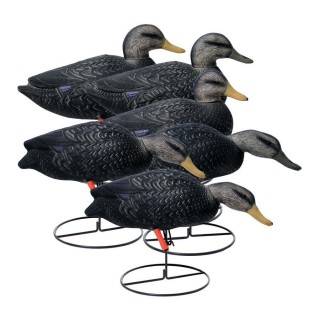 Higdon Outdoors Комплект чучел кряквы Magnum Full-Body Black Duck 6 шт Higdon Outdoors Комплект чучел кряквы Magnum Full-Body Black Duck 6 шт