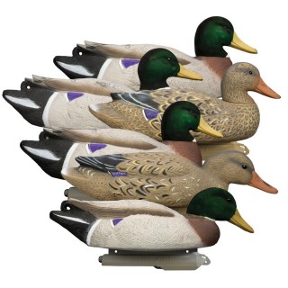 Higdon Outdoors Комплект больших пуленепробиваемых чучел кряквы Battleship Mallard Flocked Heads 6 шт Higdon Outdoors Комплект больших пуленепробиваемых чучел кряквы Battleship Mallard Flocked Heads 6 шт