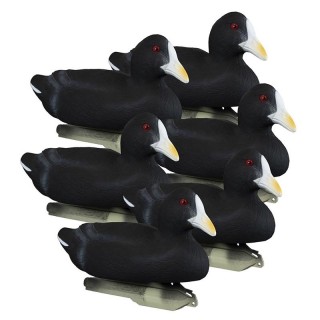 Higdon Outdoors Комплект пуленепробиваемых чучел лысухи селезень Standard Coot Foam Filled 6 шт Higdon Outdoors Комплект пуленепробиваемых чучел лысухи селезень Standard Coot Foam Filled 6 шт