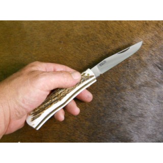 SILVER STAG складной нож Small notch folder