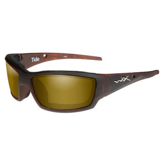 WILEY X Polarized Amber Gold Mirror/Mat. Brn Frm WILEY X Polarized Amber Gold Mirror/Mat. Brn Frm