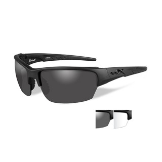 WILEY X Smoke Grey - Clear/Matte Black Frame WILEY X Smoke Grey - Clear/Matte Black Frame