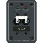BLUE SEA SYSTEMS Blue Sea 8079 AC Main Only Circuit Breaker Panel  (White Switches)