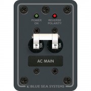BLUE SEA SYSTEMS Blue Sea 8079 AC Main Only Circuit Breaker Panel  (White Switches)
