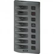 BLUE SEA SYSTEMS Blue Sea 4308 WeatherDeck Water Resistant Fuse Panel - 8 Position - Grey