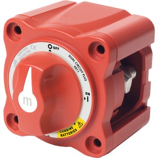 BLUE SEA SYSTEMS Blue Sea 6011 m-Series (Mini) Battery Switch Dual Circuit Plus BLUE SEA SYSTEMS Blue Sea 6011 m-Series (Mini) Battery Switch Dual Circuit Plus