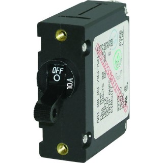 BLUE SEA SYSTEMS Blue Sea 7204 AC / DC Single Pole Magnetic World Circuit Breaker - 10 Amp BLUE SEA SYSTEMS Blue Sea 7204 AC / DC Single Pole Magnetic World Circuit Breaker - 10 Amp
