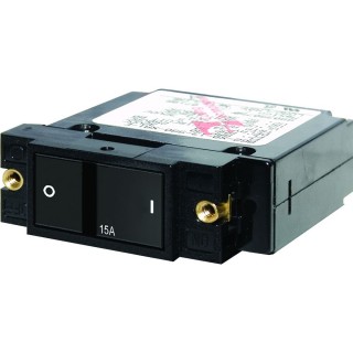 BLUE SEA SYSTEMS Blue Sea 7408 Single Pole Small Case 2" Flat Rocker Circuit Breaker BLUE SEA SYSTEMS Blue Sea 7408 Single Pole Small Case 2" Flat Rocker Circuit Breaker