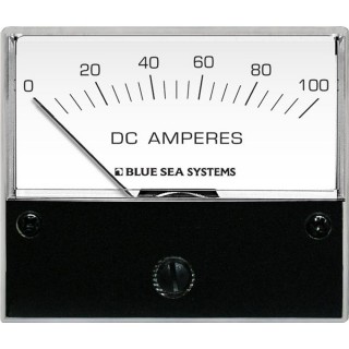 BLUE SEA SYSTEMS Blue Sea 8017 DC Analog Ammeter - 2-3/4" Face, 0-100 Amperes DC BLUE SEA SYSTEMS Blue Sea 8017 DC Analog Ammeter - 2-3/4" Face, 0-100 Amperes DC