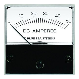 BLUE SEA SYSTEMS Blue Sea 8041 DC Analog Micro Ammeter - 2" Face, 0-50 Amperes DC BLUE SEA SYSTEMS Blue Sea 8041 DC Analog Micro Ammeter - 2" Face, 0-50 Amperes DC