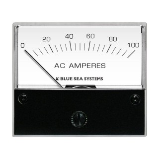 BLUE SEA SYSTEMS Blue Sea 8258 AC Analog Ammeter - 2-3/4" Face, 0-100 Amperes AC BLUE SEA SYSTEMS Blue Sea 8258 AC Analog Ammeter - 2-3/4" Face, 0-100 Amperes AC