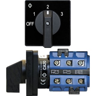 BLUE SEA SYSTEMS Blue Sea 9010 Switch, AV 120VAC 32A OFF +3 Positions BLUE SEA SYSTEMS Blue Sea 9010 Switch, AV 120VAC 32A OFF +3 Positions