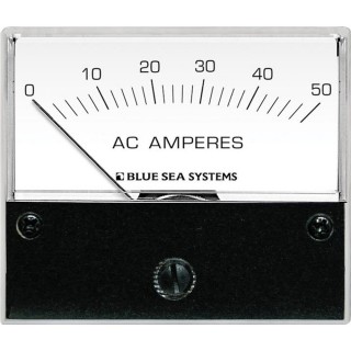 BLUE SEA SYSTEMS Blue Sea 9630 AC Analog Ammeter 0-50 Amperes AC BLUE SEA SYSTEMS Blue Sea 9630 AC Analog Ammeter 0-50 Amperes AC