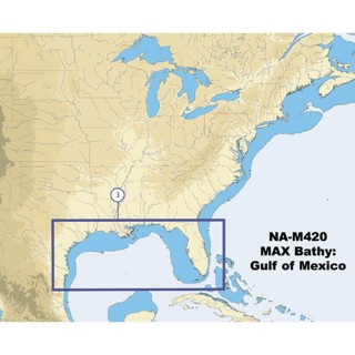 C-Map NA-M420 Gulf of Mexico Bathy Chart - C-Card C-Map NA-M420 Gulf of Mexico Bathy Chart - C-Card
