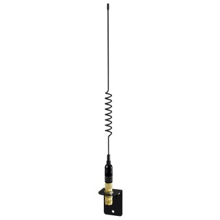 Shakespeare VHF 15in 5216 SS Black Whip Antenna - Bracket Included Shakespeare VHF 15in 5216 SS Black Whip Antenna - Bracket Included