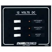 Paneltronics Standard DC 3 Position Breaker Panel w/LEDs