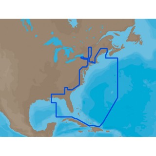 C-MAP MAX NA-M022 - U.S. East Coast & The Bahamas - C-Card C-MAP MAX NA-M022 - U.S. East Coast & The Bahamas - C-Card