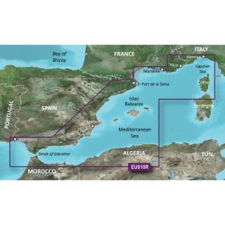 Garmin BlueChart® g2 Vision® HD - VEU010R - Spain, Mediterranean Coast - microSD™/SD™ Garmin BlueChart® g2 Vision® HD - VEU010R - Spain, Mediterranean Coast - microSD™/SD™
