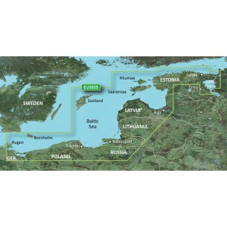 Garmin BlueChart® g2 Vision® HD - VEU505S - Baltic Sea, East Coast - microSD™/SD™ Garmin BlueChart® g2 Vision® HD - VEU505S - Baltic Sea, East Coast - microSD™/SD™