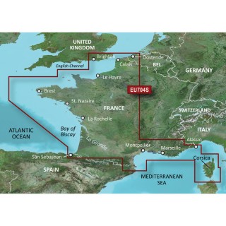 Garmin BlueChart® g2 Vision® HD - VEU704L - France - microSD™/SD™ Garmin BlueChart® g2 Vision® HD - VEU704L - France - microSD™/SD™