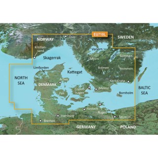 Garmin BlueChart® g2 Vision® HD - VEU710L - Denmark, Skagerrak & Kattegat - microSD™/SD™ Garmin BlueChart® g2 Vision® HD - VEU710L - Denmark, Skagerrak & Kattegat - microSD™/SD™